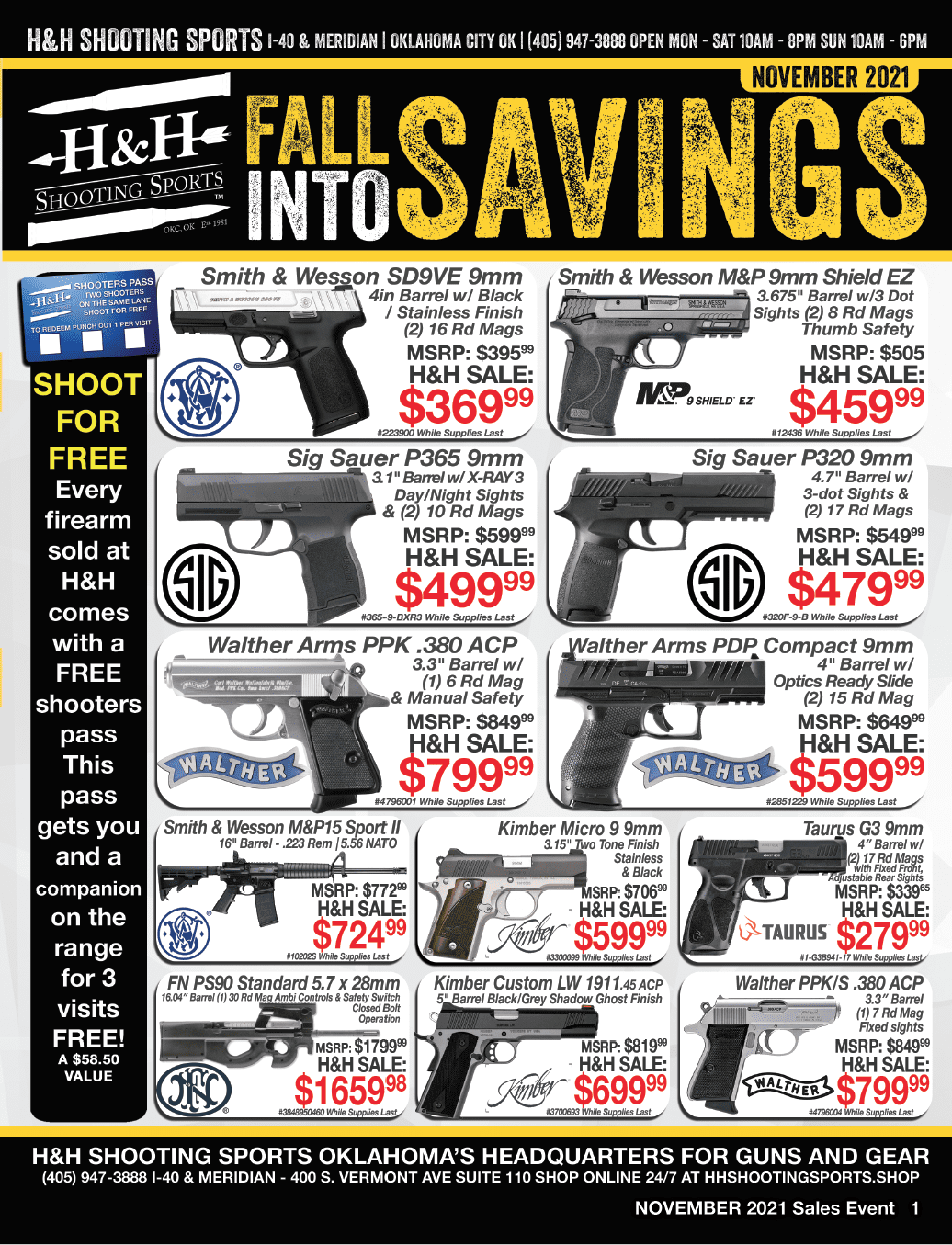 May Sales Event at H&H Shooting Sports - Gun Range in OKC