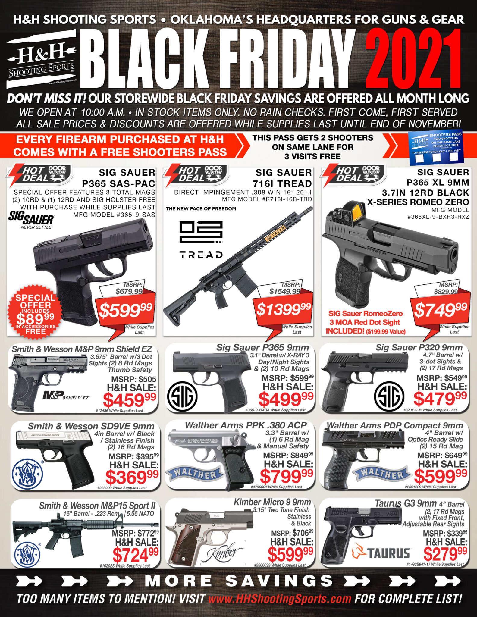 May Sales Event at H&H Shooting Sports - Gun Range in OKC