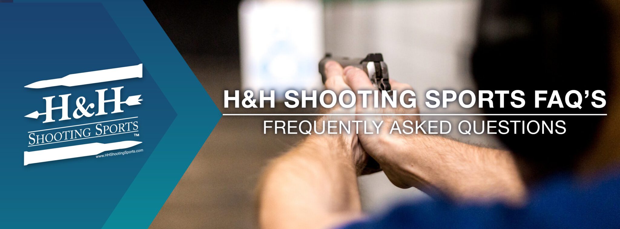 FrequentlyAskedQuestions Man Practicing Shooting - FAQs at H&H Shooting Sports