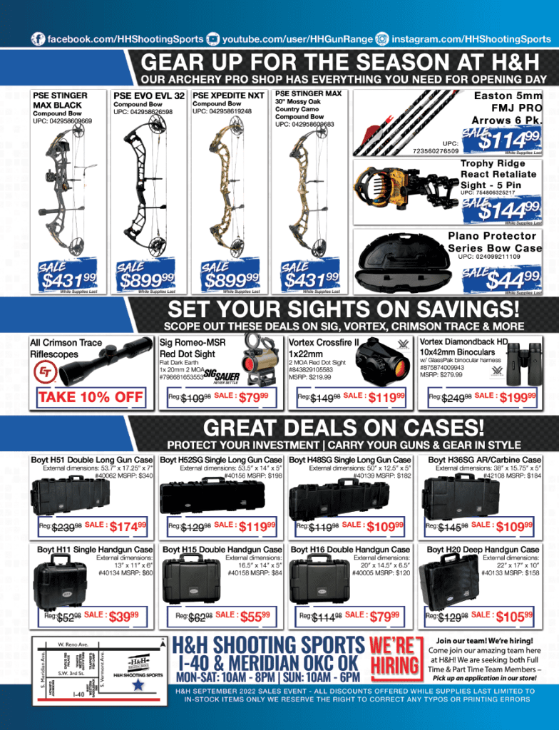 September 2022 Sales Event | H&H Shooting Sports | Page 4