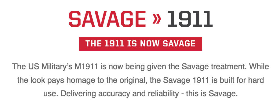 Savage 1911