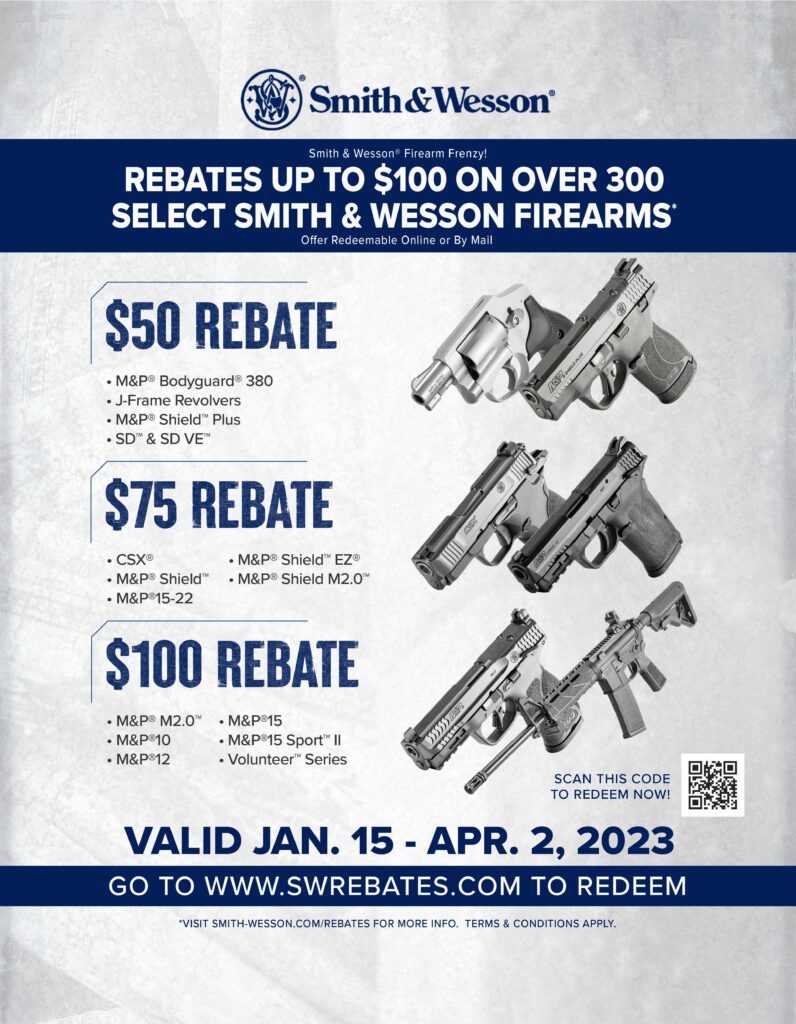 Smith & Wesson Firearm Frenzy Rebates