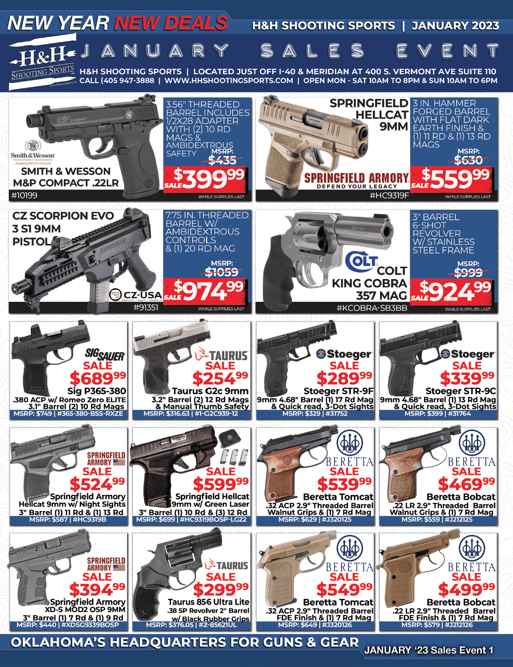 Page 1 New Year New Deals Sales Flyer 