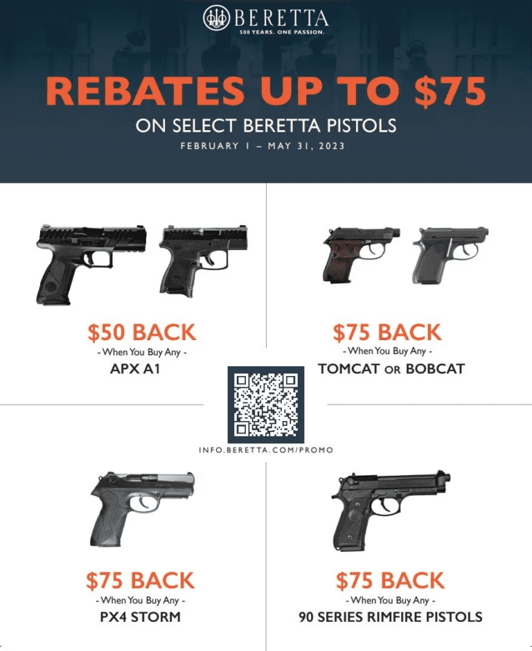 Beretta Rebates Up To 75 Back Feb 1st May 31st 2023