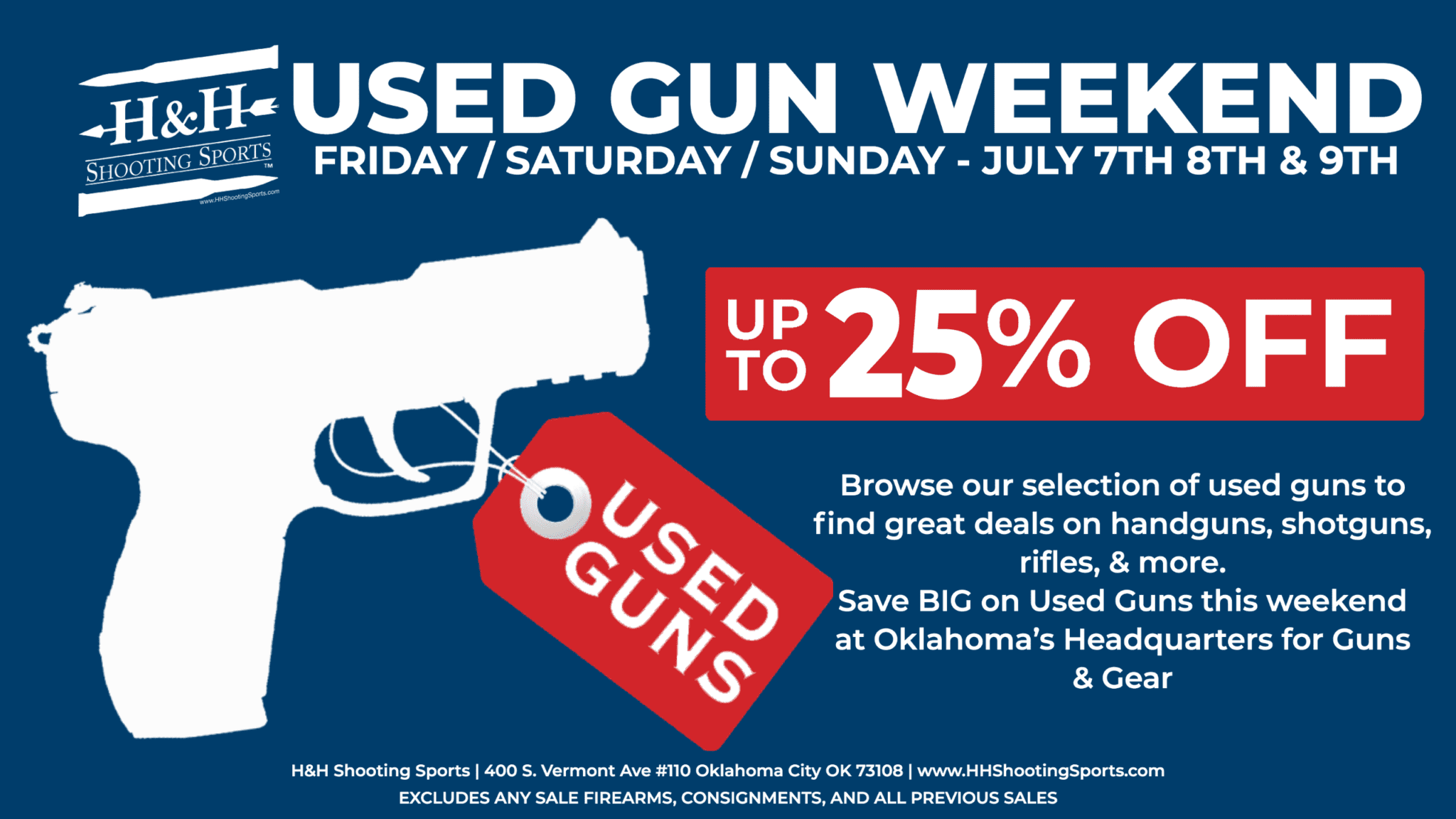 The poster of Used gun weekend 25%OFF