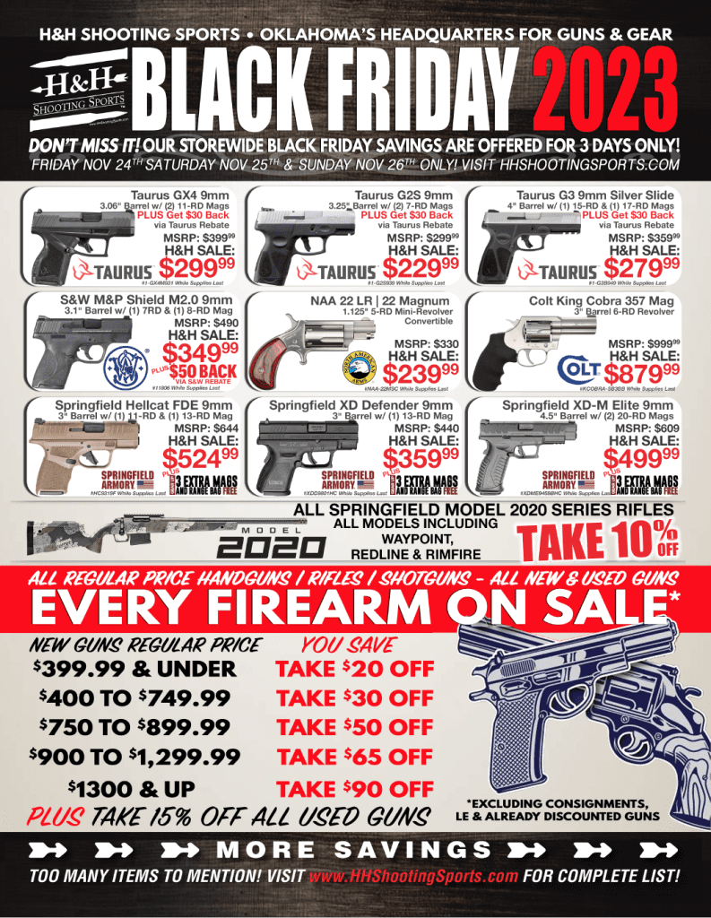 Black Friday Flyer 2023 Page 1 HHShootingSports